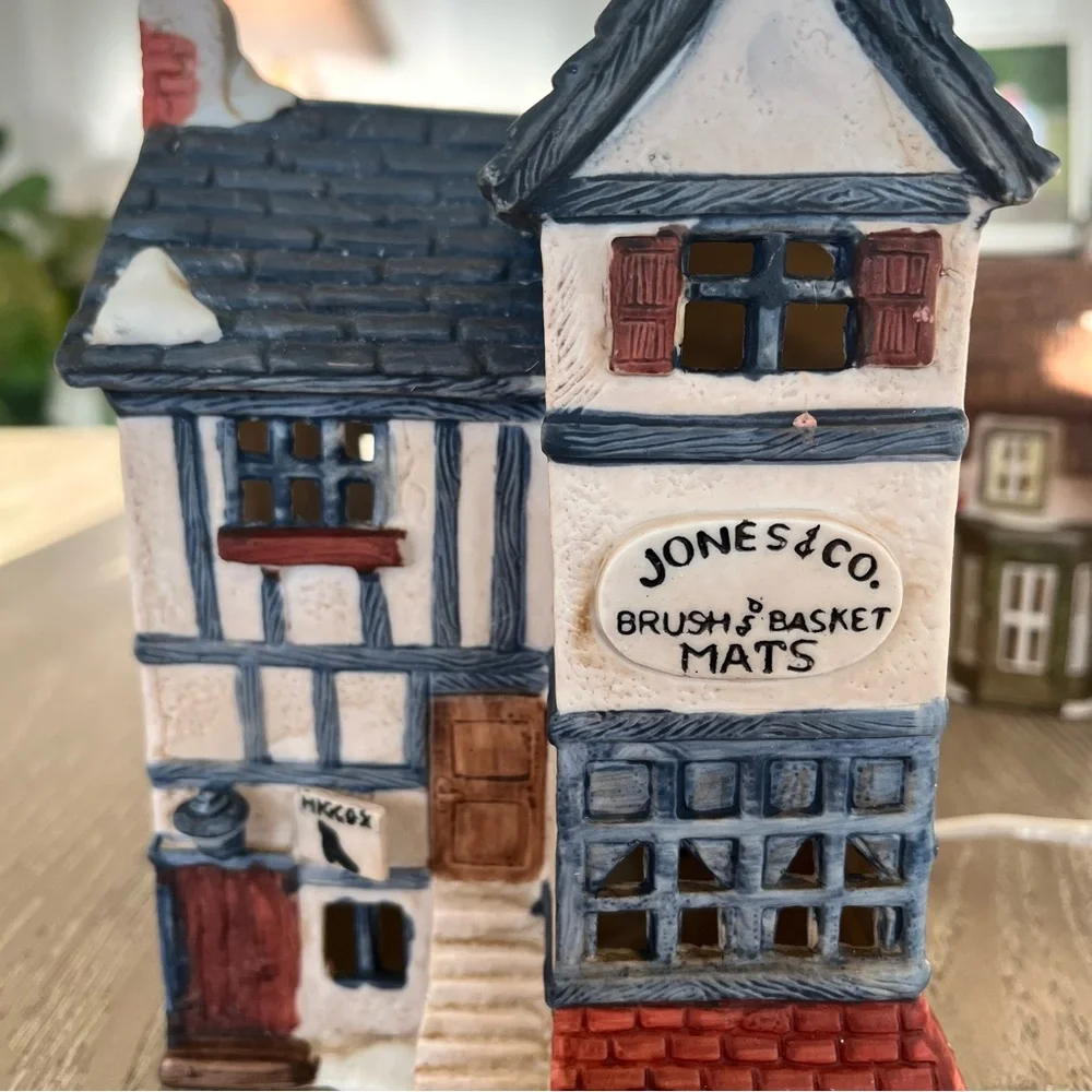 Department 56 Dickens’ Village 1984 “Brush & Basket Shop”
